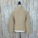 J Crew M Handknit Chunky Cable Mock Neck Pullover Fisherman Sweater Lambswool