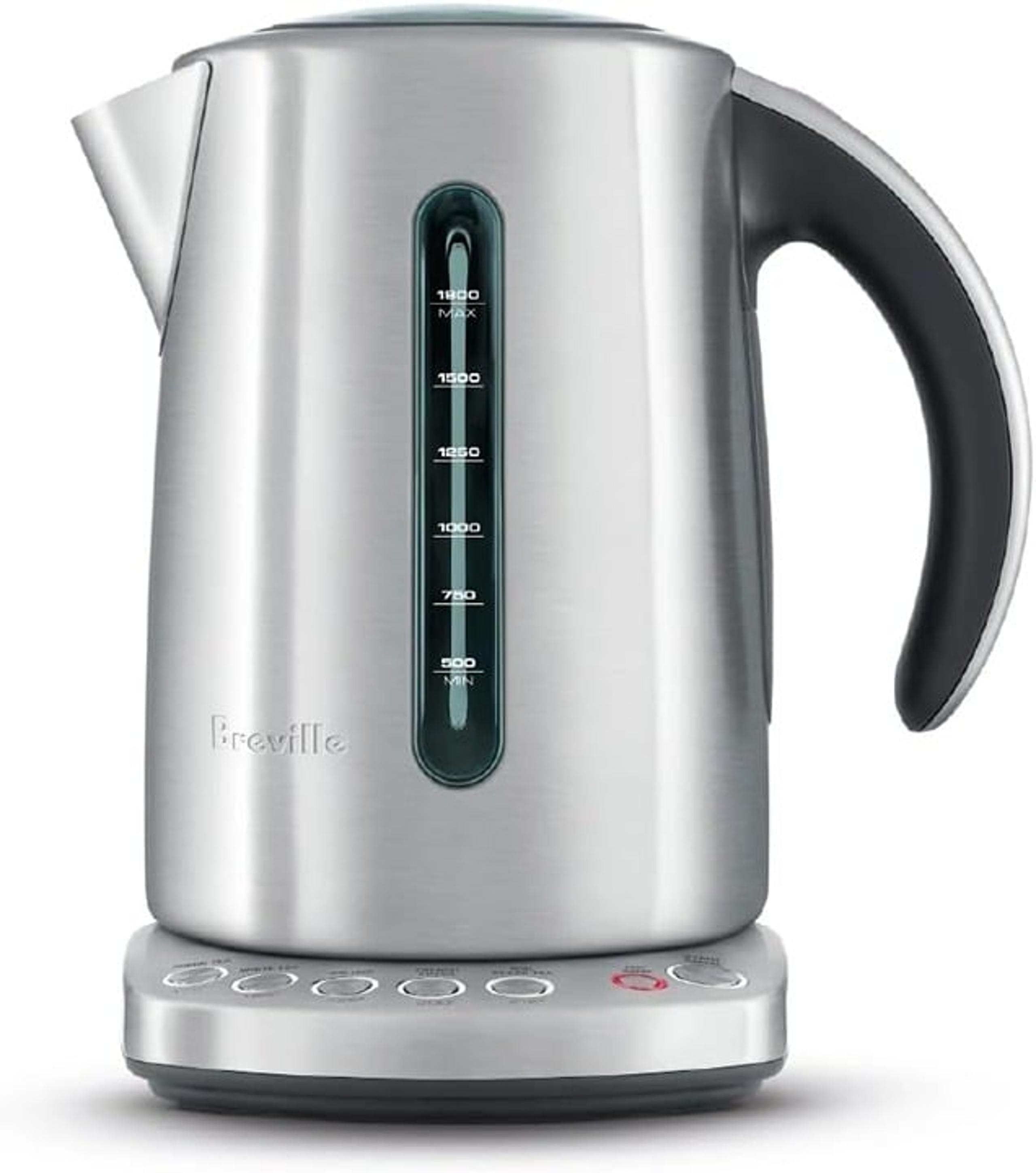 Breville IQ Hot Water Tea Kettle 7-Cup Electric Stainless Steel BKE820XL