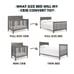 DaVinci Hidden Hardware Twin/Full-Size Bed