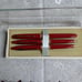 Pilot Writing Instruments Set (Fountain Pen, Ballpoint Pen, Mechanical Pencil) Showa Retro ☆ Unused