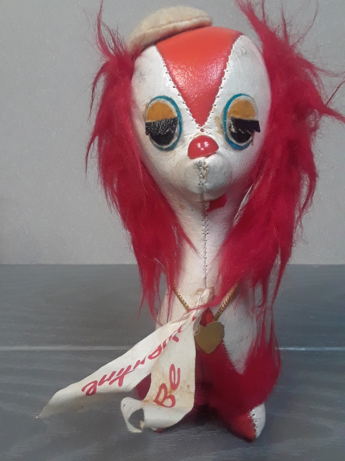 Vintage be my valentine dog doll