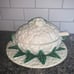 1930s Bordallo Pinheiro Cauliflower Cabbage Tureen Lidded Dish Underplate