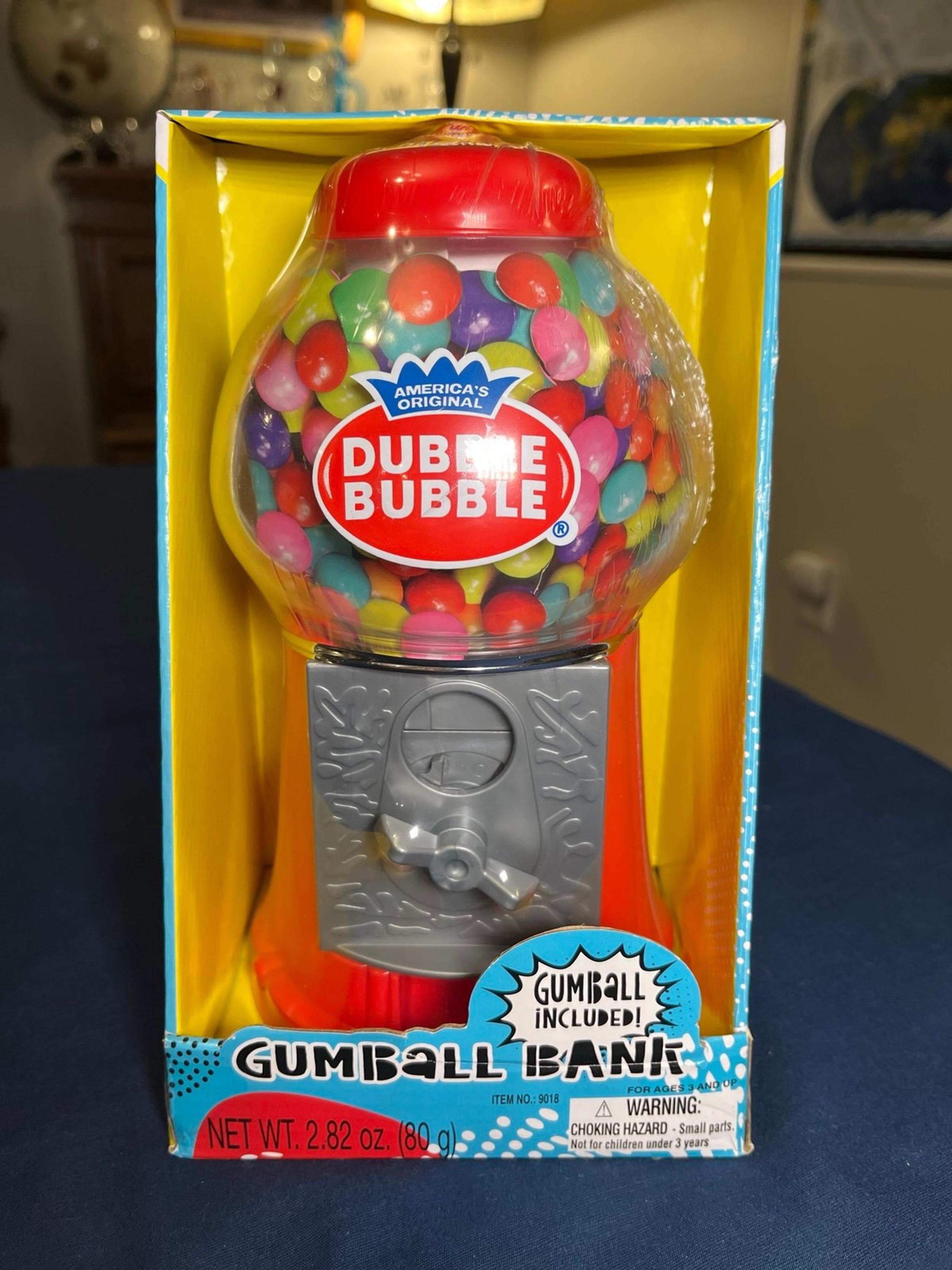 Dubble Bubble Gumball Machine Coin Bank NIB