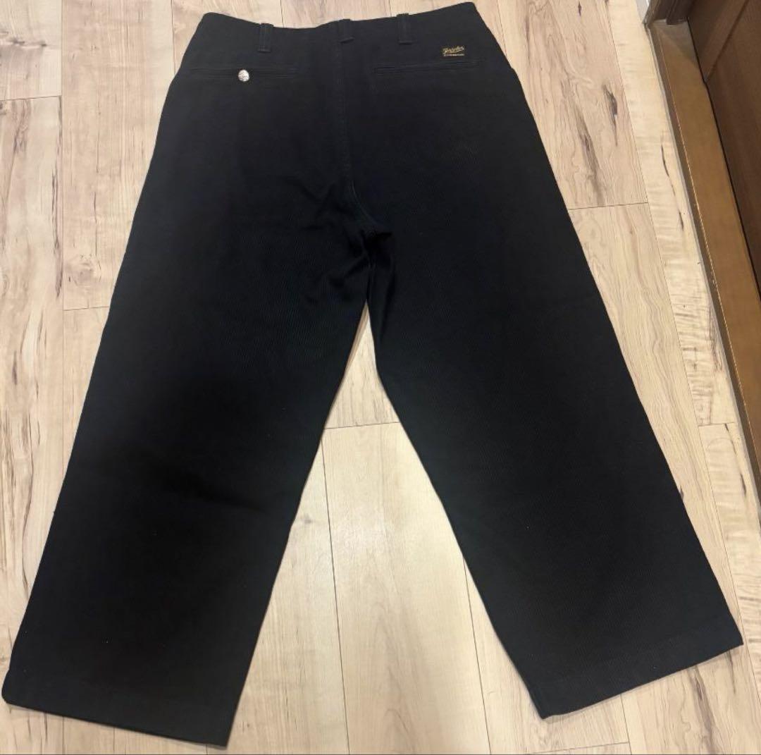 品質が完璧 BDP TENDERLOIN PIQUE Black Pants Pique パンツ