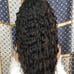Celebrity black brown curly lace wig