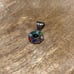 Vintage Multi Color Gemstone 925 Sterling Silver Pendant