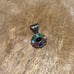 Vintage Multi Color Gemstone 925 Sterling Silver Pendant
