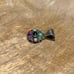 Vintage Multi Color Gemstone 925 Sterling Silver Pendant