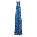 America & Beyond Tropical Blues Maxi Dress SMALL Floral Print Blue & White New