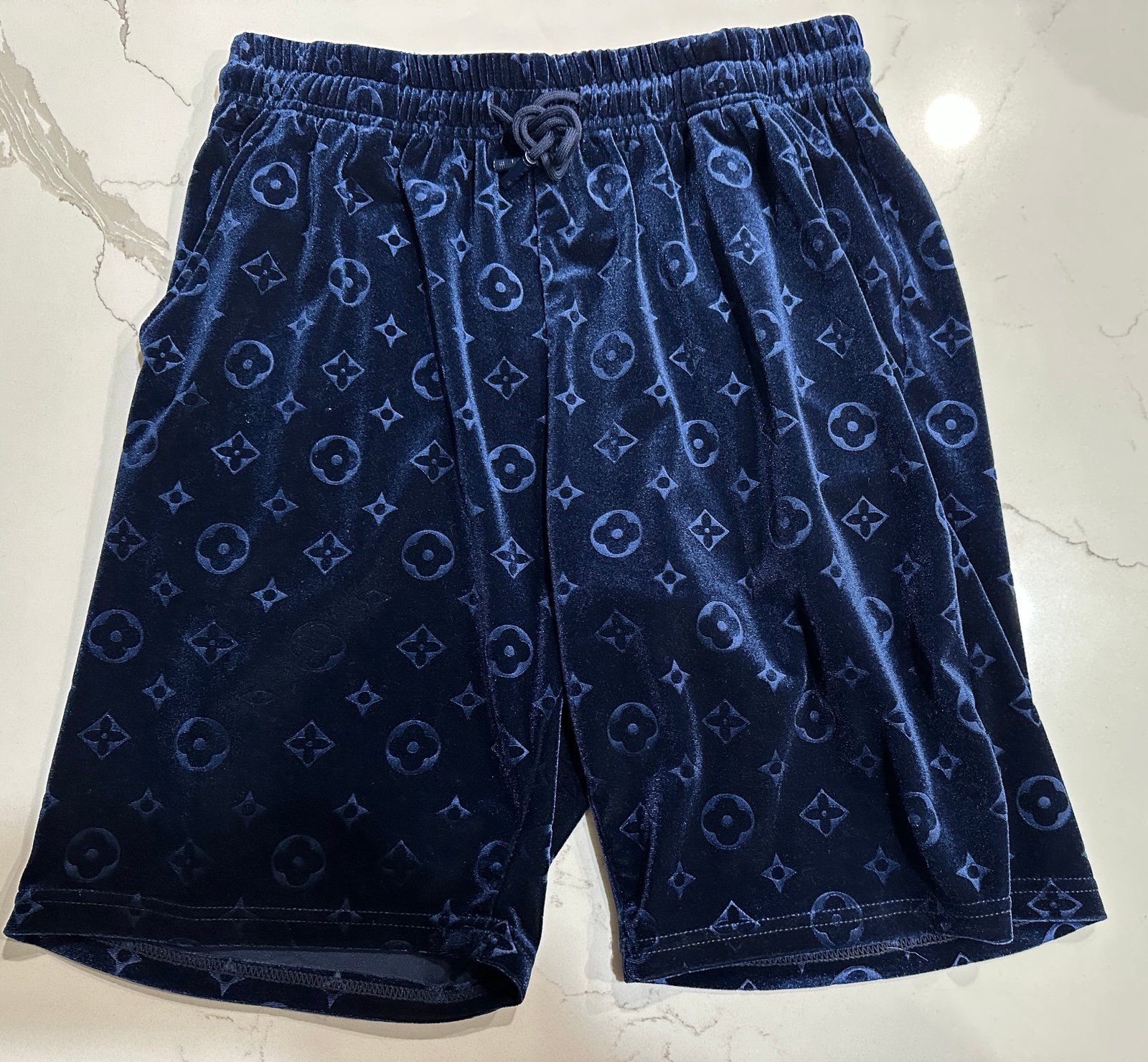 Luxury suede shorts