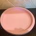 New Pink Tray Decorative Round: Beaded Perfume Trays Decor for Dresser Circle