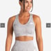 Sustainable Seamless Sports Bra Cloud Grey