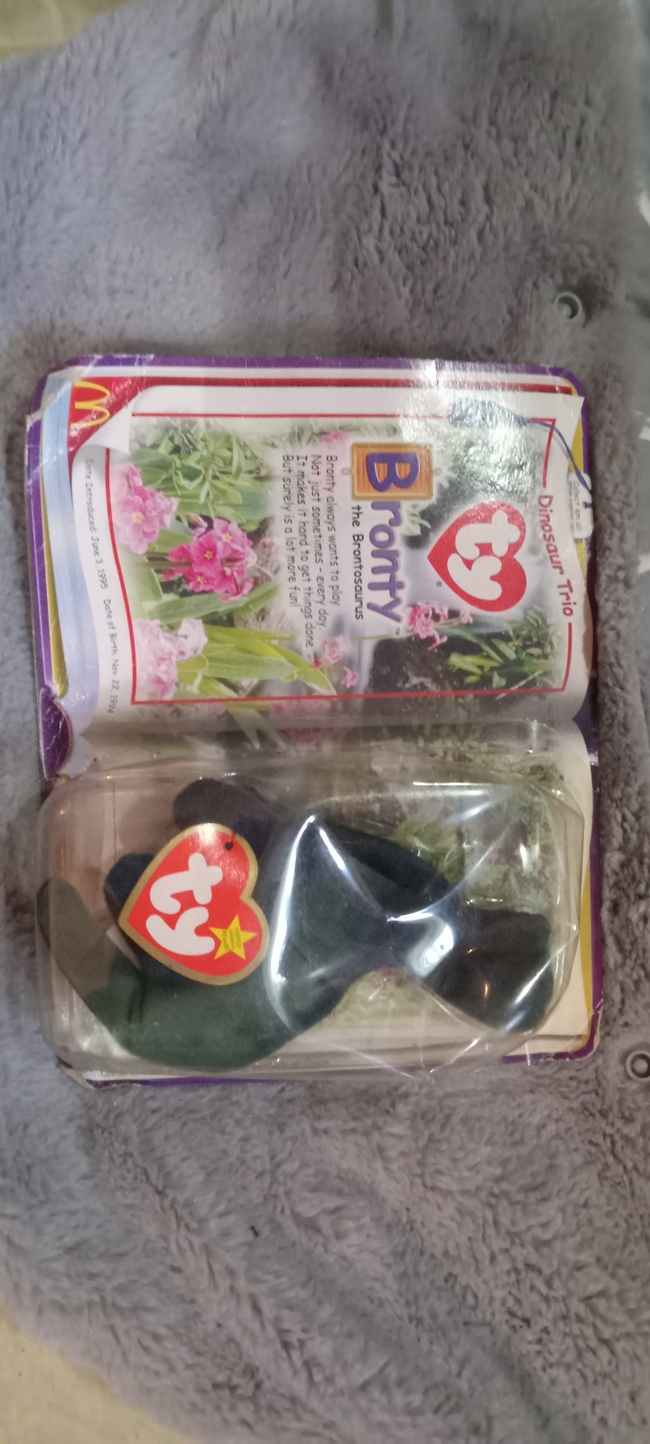 Ty Beanie Baby Dinosaur Trio