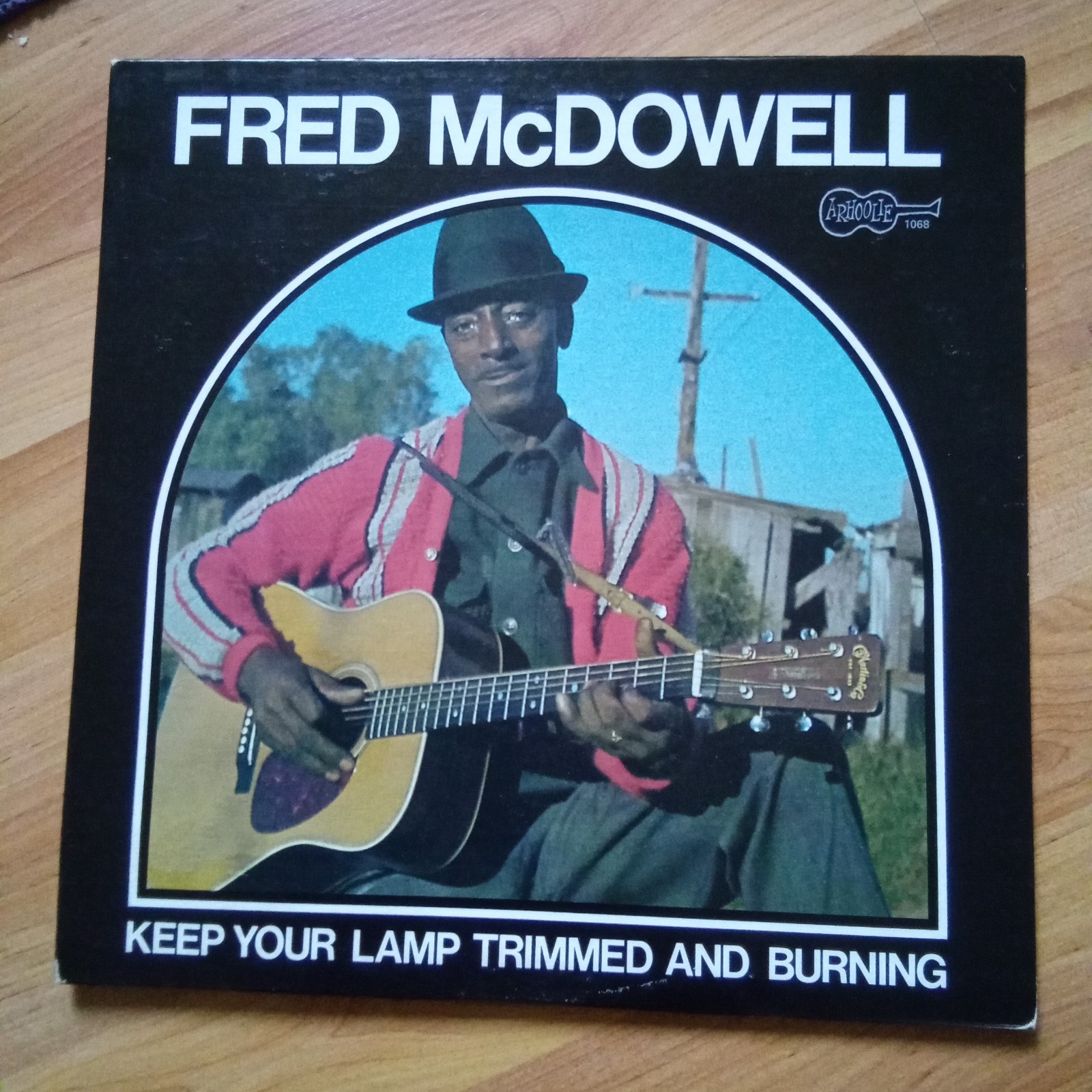 RARE BLUES VINYL LP 1973 FRED McDOWELL. KEEP YOUR LAMP TRIMMED & BURNING