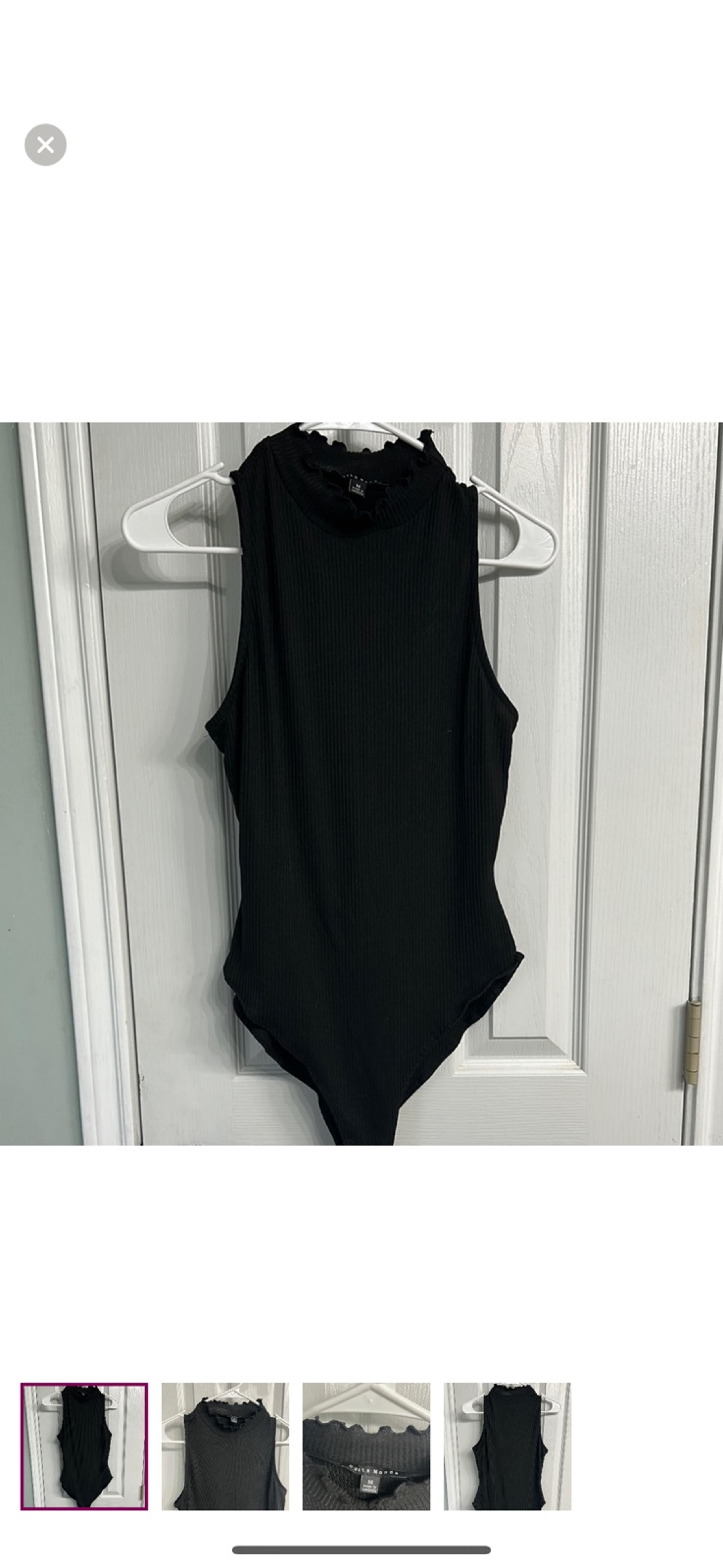 black bodysuit.