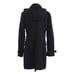 Michael Kors Women's Midi Length Knee Trench Coat Jacket Black Small