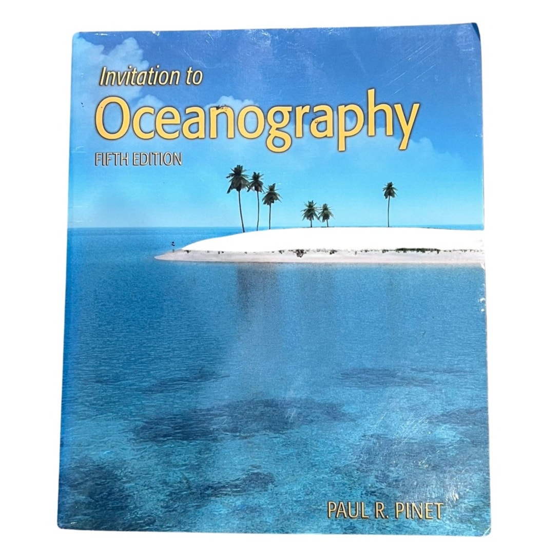 Invitation to Oceanography Textbook Paperback Paul Pinet 5th Edition 2008 G+