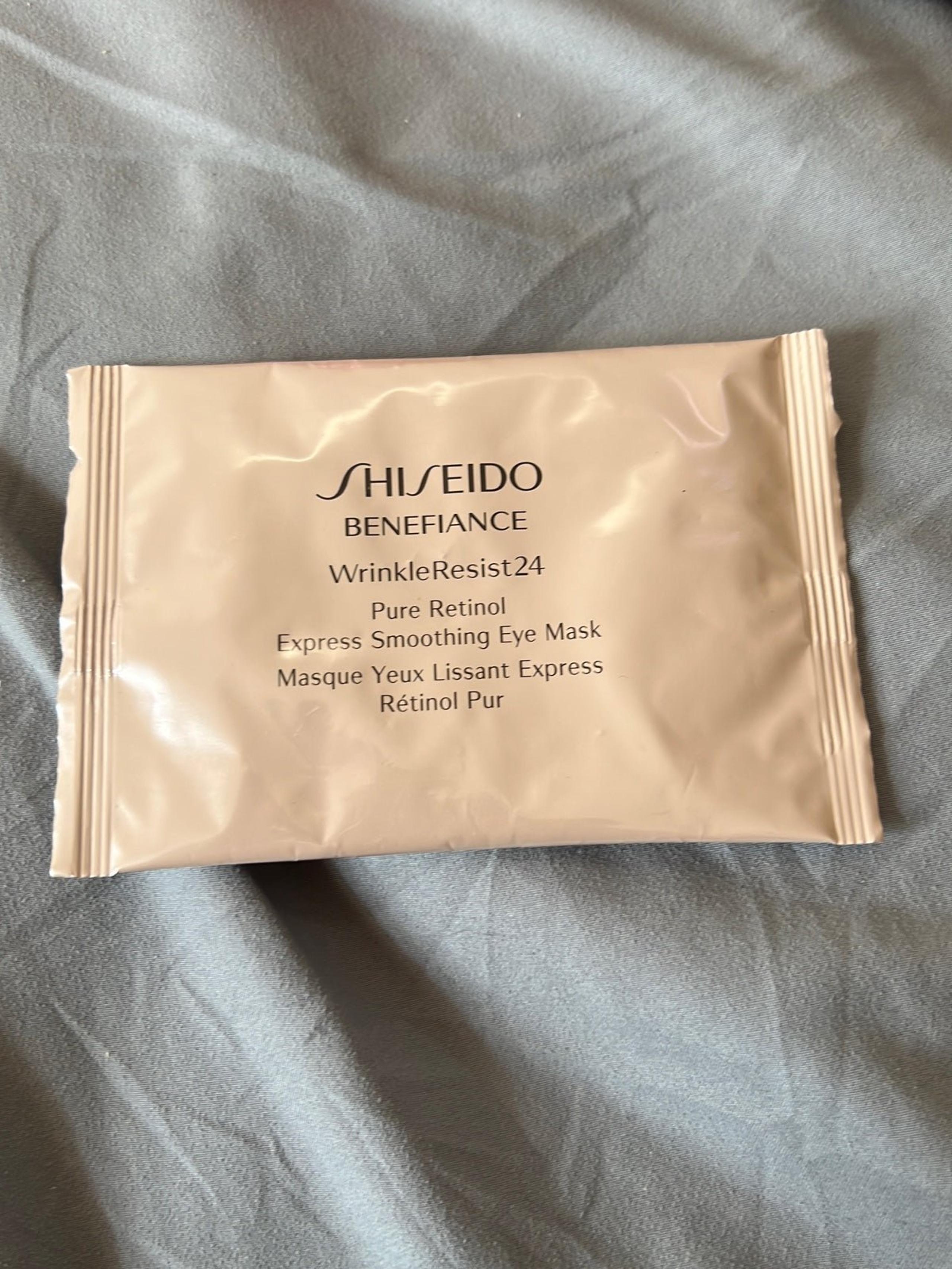 Shiseido benefiance wrinkle resist 24 pure retinol eye mask