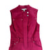NEW 10 Crosby Derek Lam Sleeveless Utility Dress Burnt Berry Red