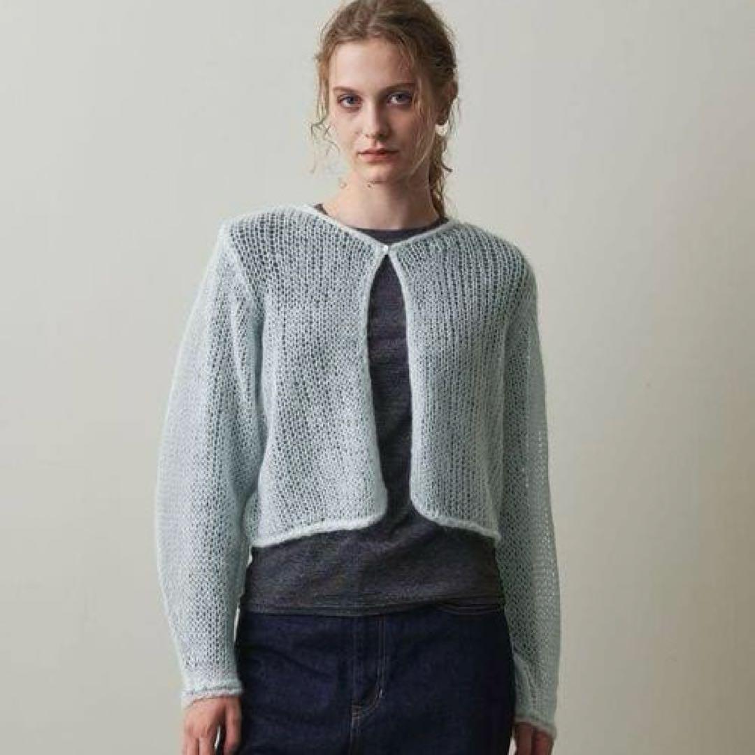 〈Steaven Alan〉 Mohair Mix Knit Cardigan