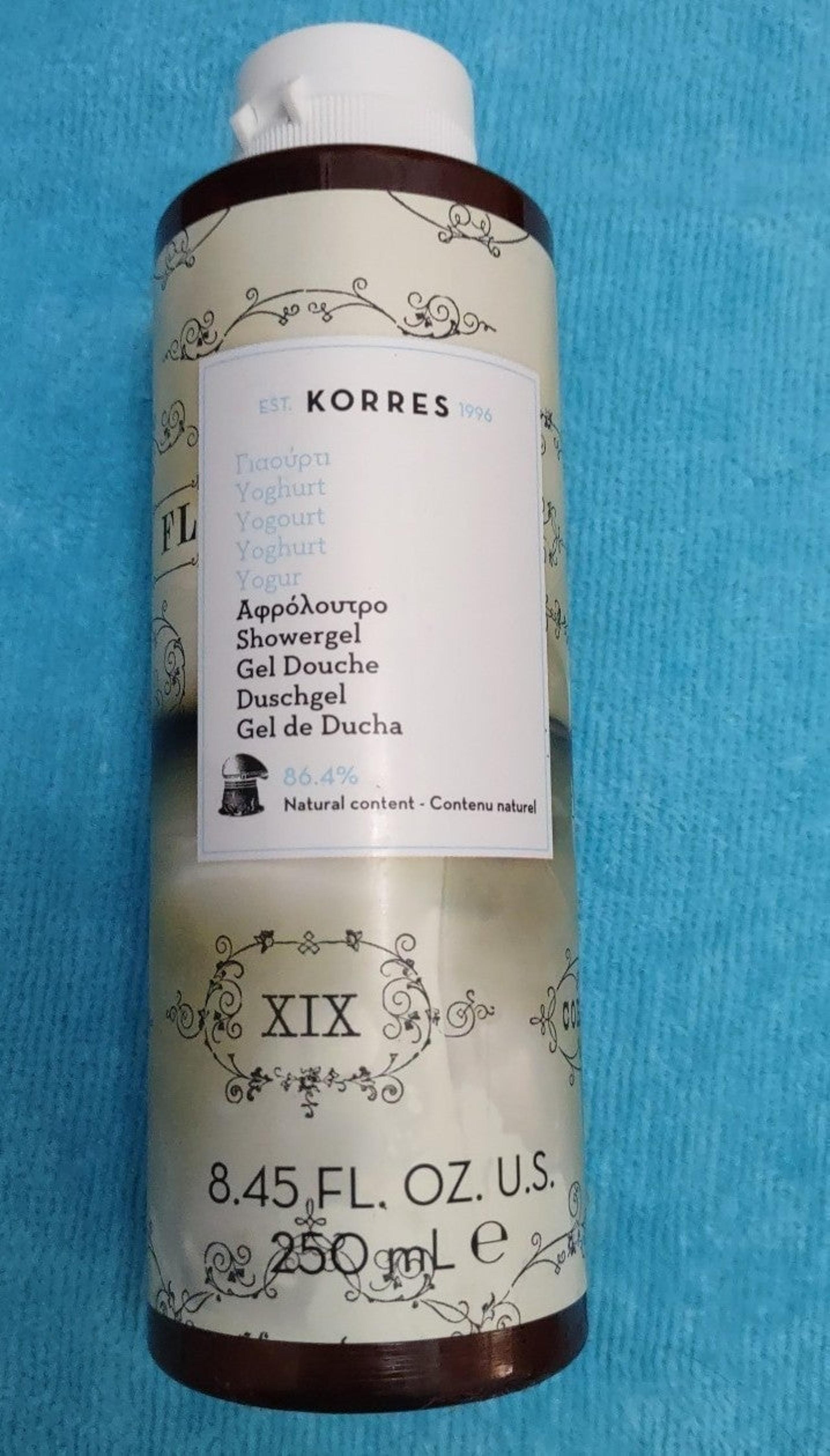NEW Korres Yogurt Shower Gel 8.45 fl oz/250 ml