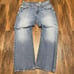 Baggy Cinch Blue Faded Jeans