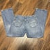 Baggy Cinch Blue Faded Jeans