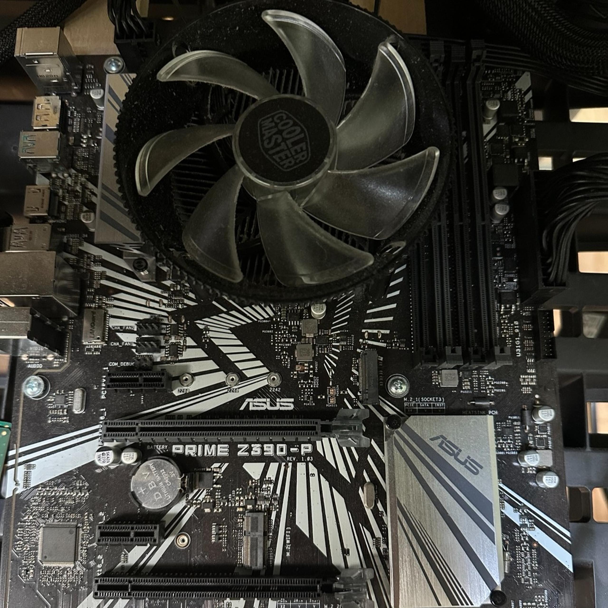 Intel i5-9400 2.9 + ASUS Prime Z390-P LGA 1151 Intel Z390 ATX Cooler Master ATX
