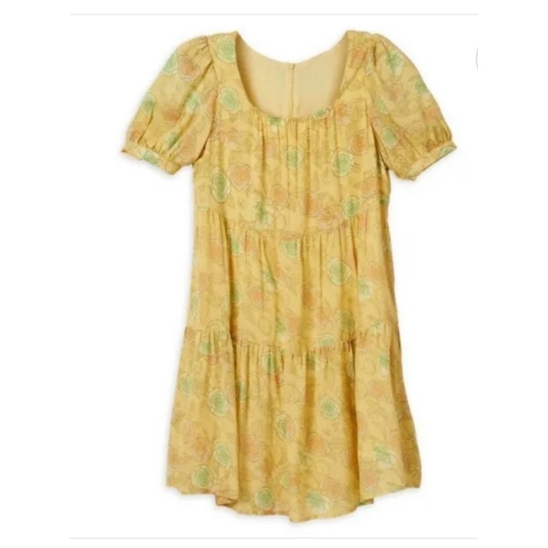 2022 Disney Parks Cinderella Floral Roses Mini Dress For Girls Size Medium