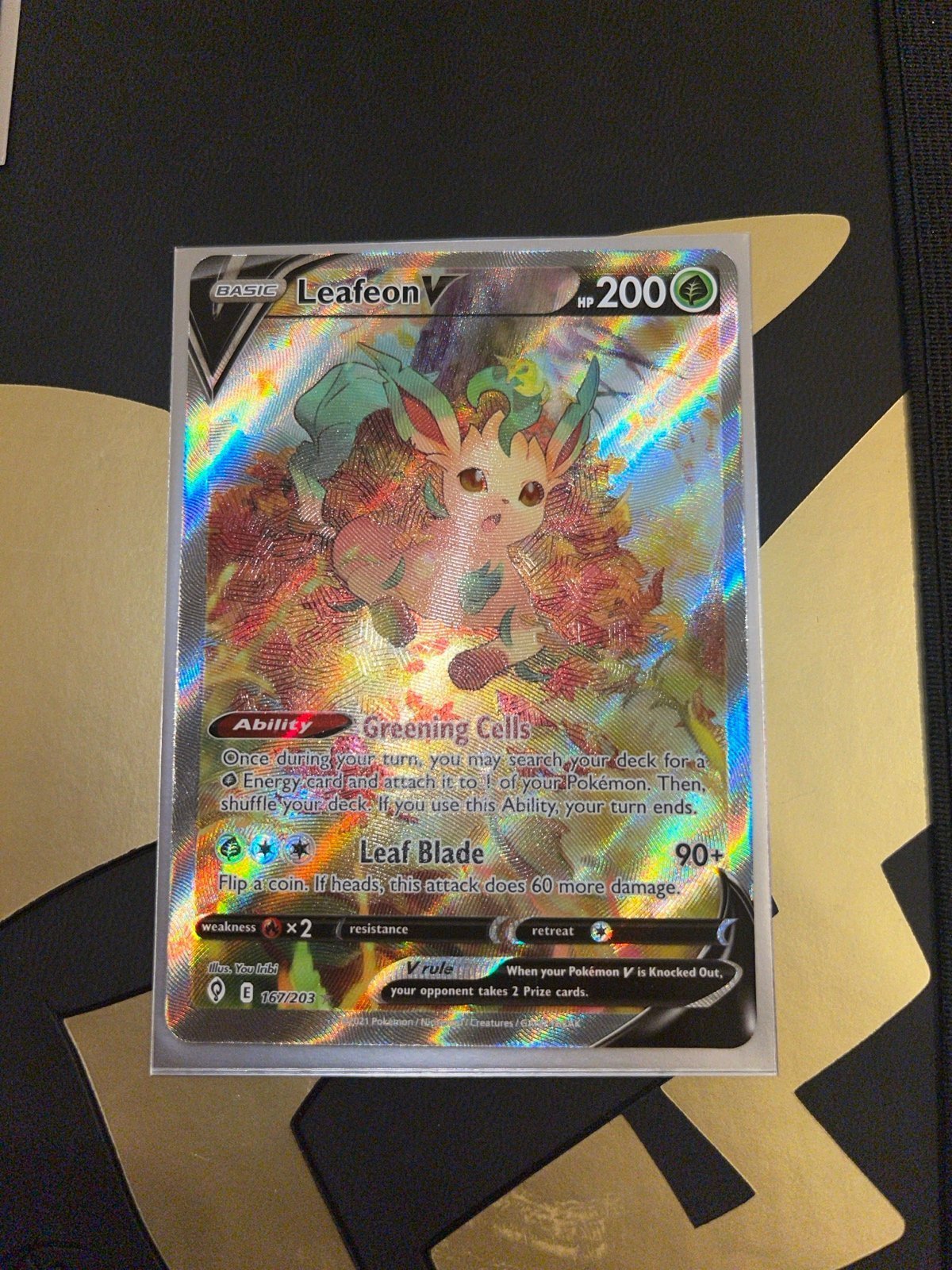 leafeon V alt art