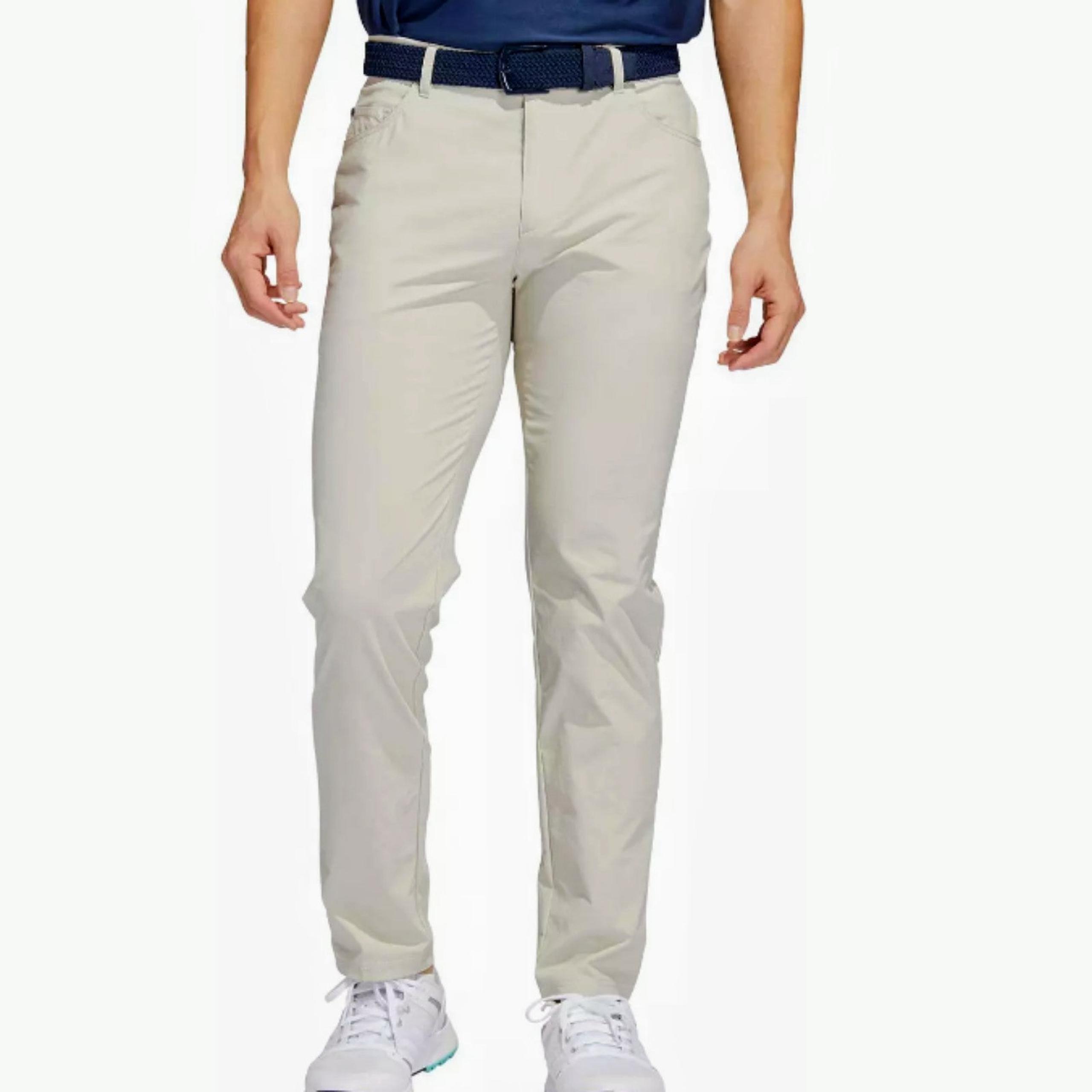 Adidas Men's Golf Go-To 5 Pocket Pant W34 x L30 Tapered Fit Clear Brown NWT