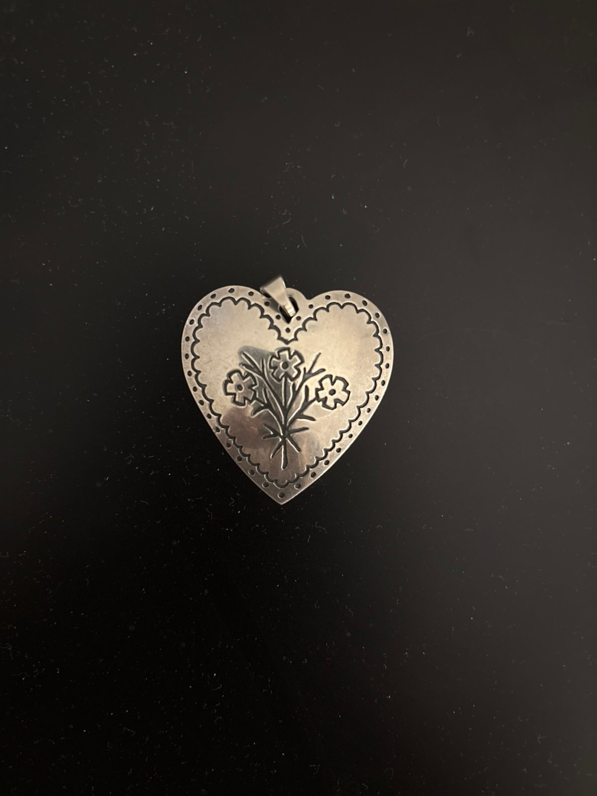 Retired James Avery Heart Charm
