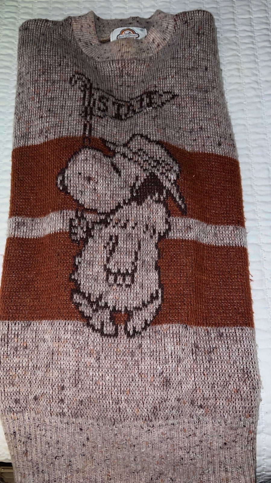 vintage snoopy sweater