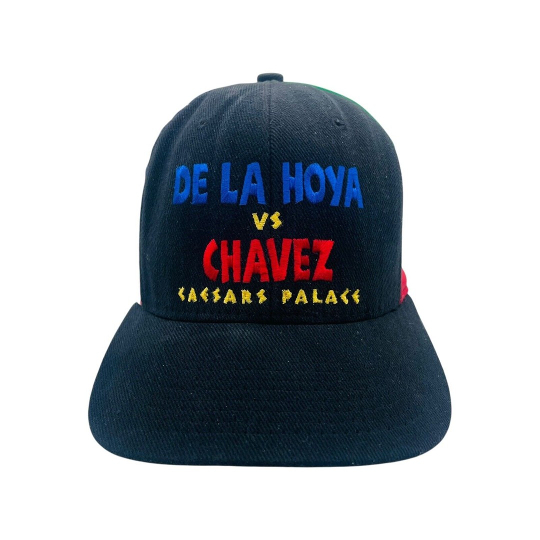 Vintage 1998 De La Hoya Vs Chavez Boxing Snapback Hat Cap Ultimate Revenge