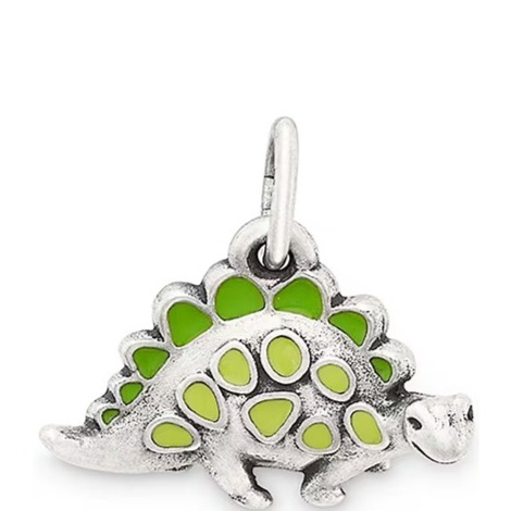 James Avery Sterling Silver Enamel Dinosaur Charm