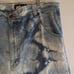 EDDIE BAUER tie dye blue denim cargo carpenter shorts