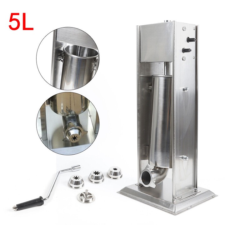 5L Manual Stainless Steel Spanish Donuts Churro Maker Machine Commercial NEW