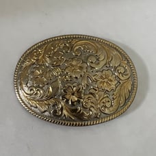 Vintage Chambers Phoenix 24K Gold Plate Belt Buckle