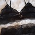 Women's Black Lace Bralette// M