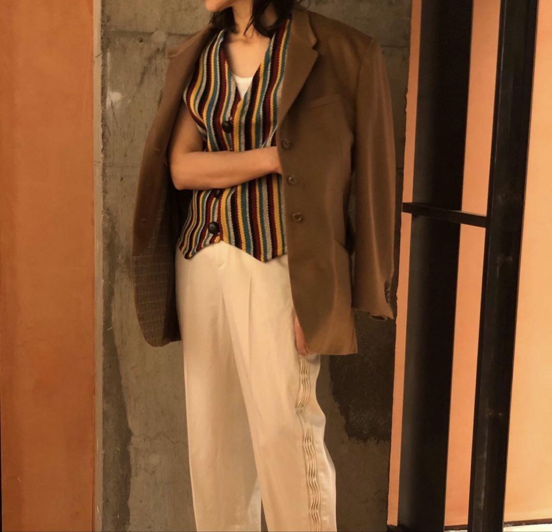 6（ロク）の「＜6(ROKU)＞SIDE PIN TUCK PANTS/パンツ（その他