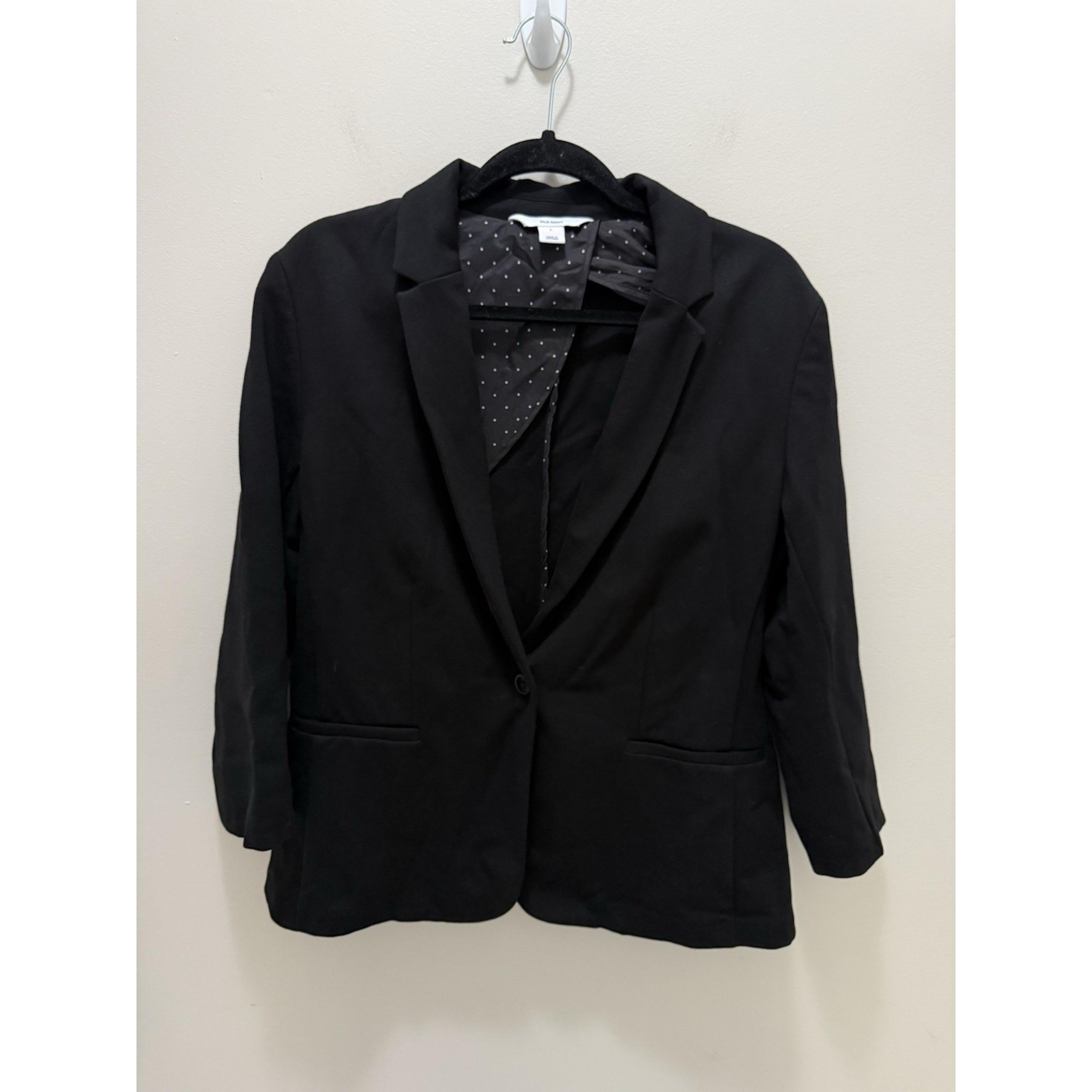 Old Navy Soft Stretch One Button Blazer Women Size Large