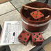 Dice Set (All Weather) with Cask, 5 Large Scorecards and Markers per Game