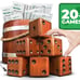 Dice Set (All Weather) with Cask, 5 Large Scorecards and Markers per Game