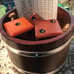 Dice Set (All Weather) with Cask, 5 Large Scorecards and Markers per Game