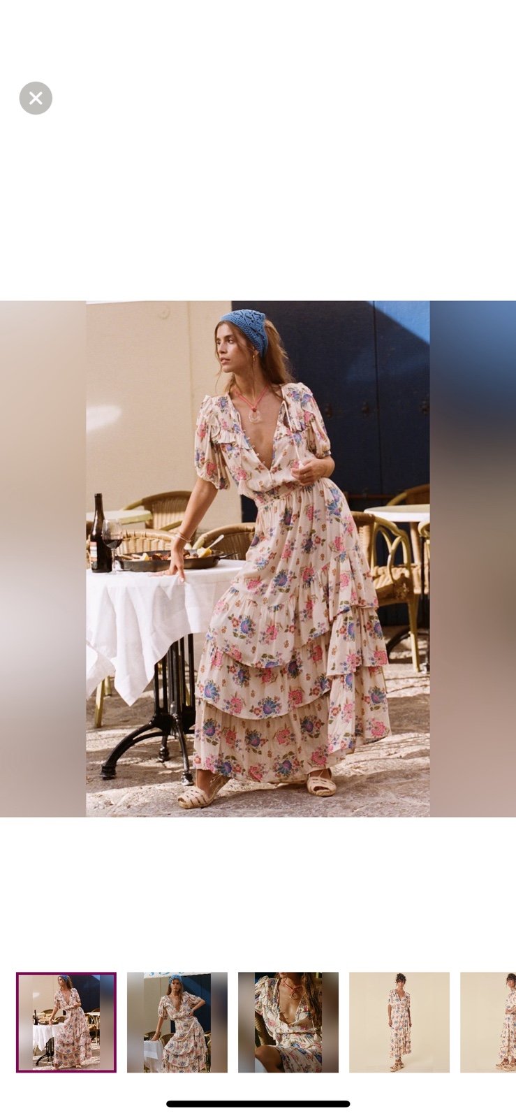 NWT Spell Solstice Ruffle dress