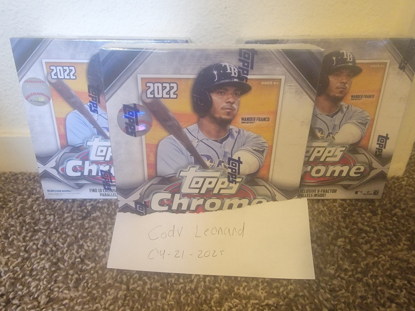 2022 Topps Chrome mega boxes