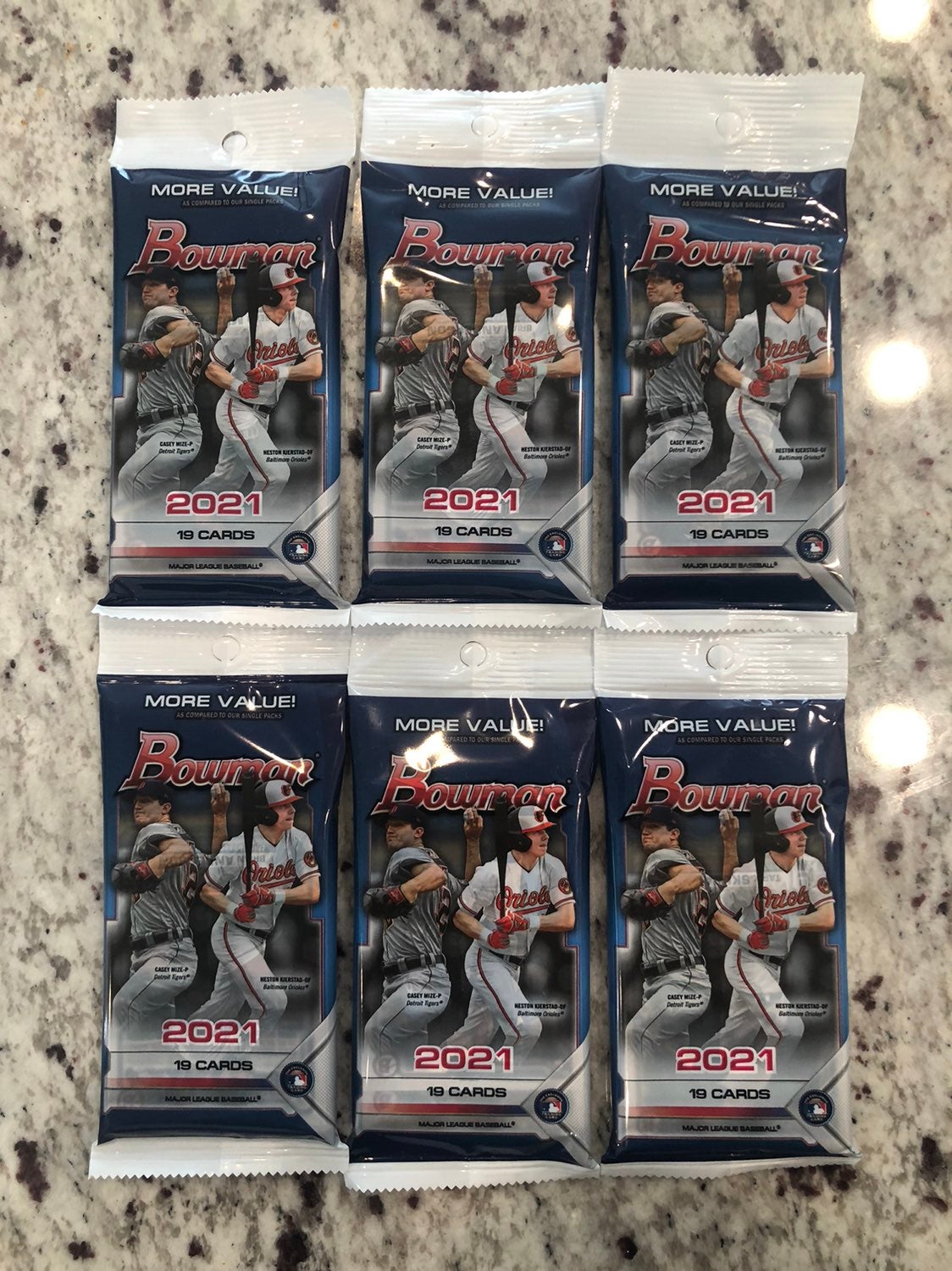 2021 Bowman MLB Baseball Cello Pack Lot NEW SEALED