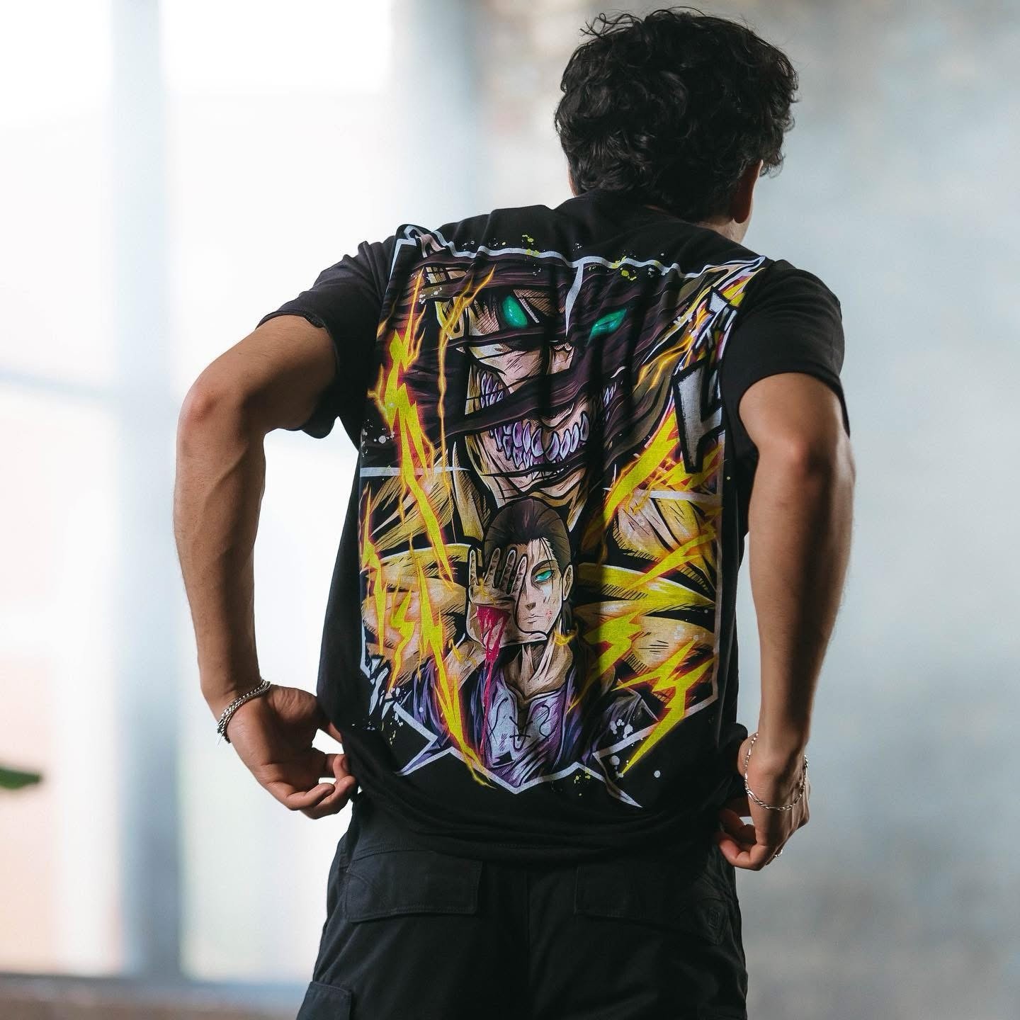 Spend Your Yen Eren Yeager Attack on Titan Attack Titan Heavyweight Tee