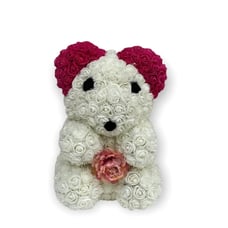 Handmade By Me Ivory Bear With Eyes & Nose
