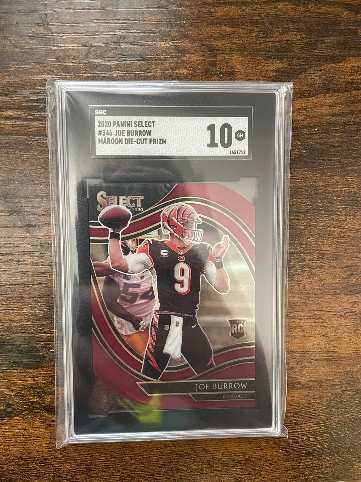 Joe Burrow Rookie SGC 10 GEM MINT